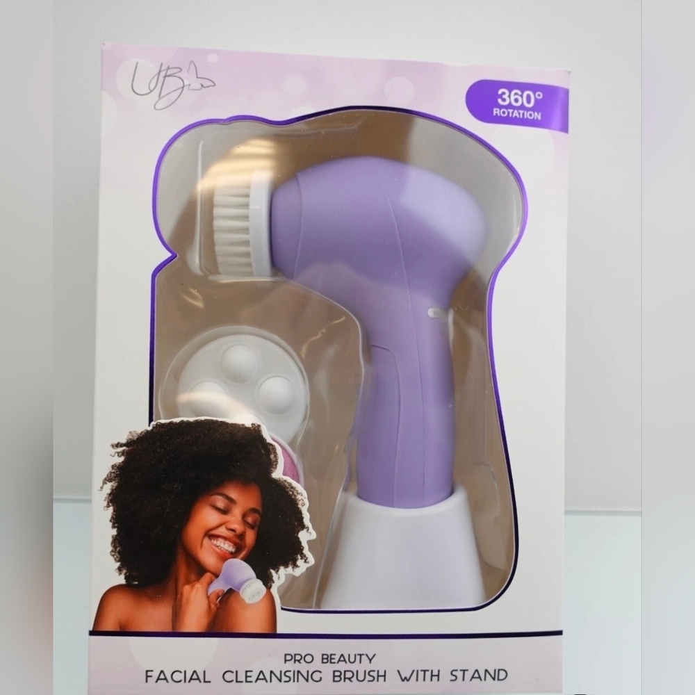 Pro Beauty Facial Cleansing Brush with Stand